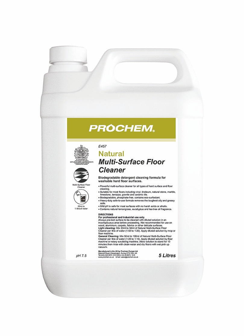 Prochem Natural Multi-Surface Floor Cleaner 5 Litres