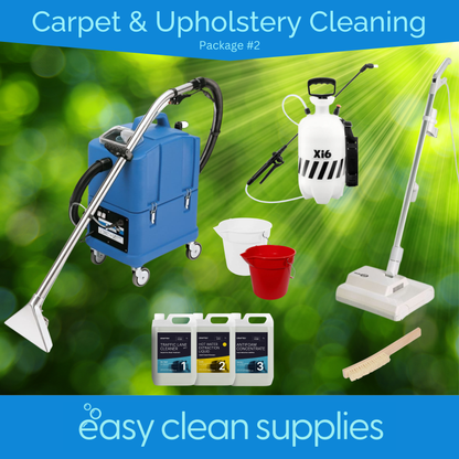 Easy Clean Carpet & Upholstery Cleaning Package - Silver