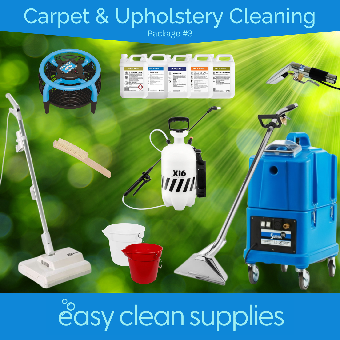 Easy Clean Carpet & Upholstery Cleaning Package - Gold