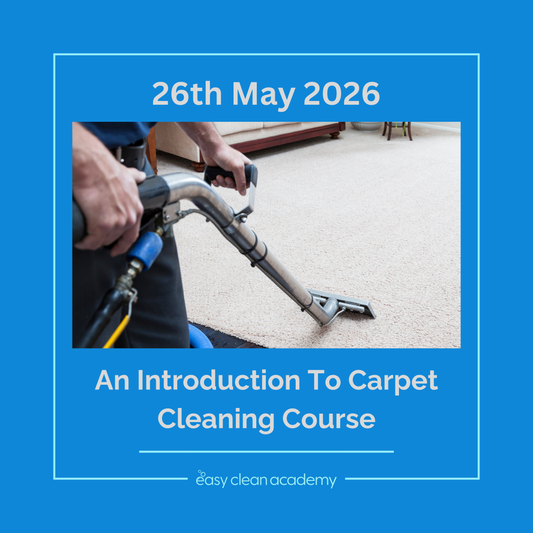 Professional Carpet Cleaning Training Course (Tuesday 26th May 2026)