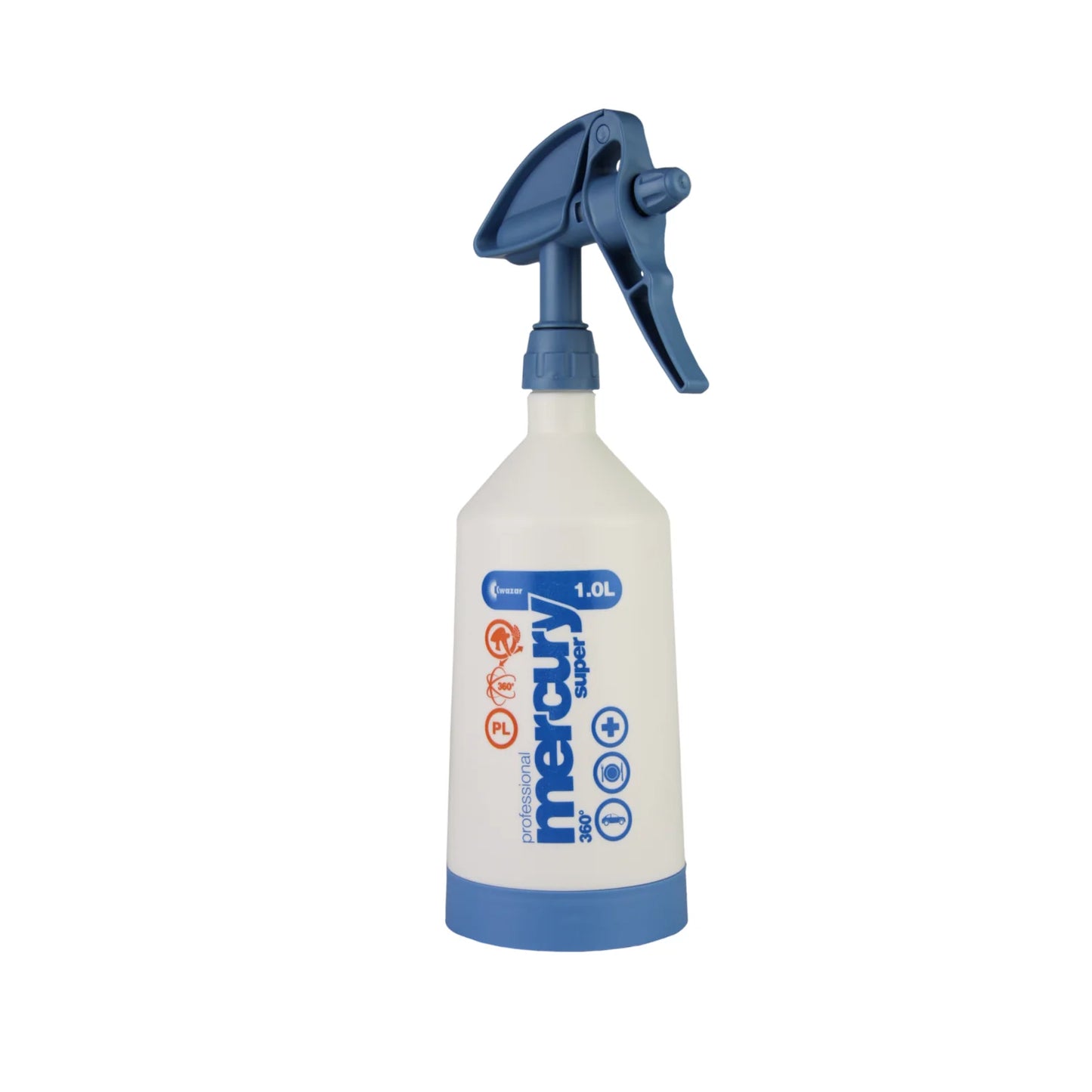 Kwazar Mercury Pro + 1.0L Double Action & 360 Spray Trigger - Blue