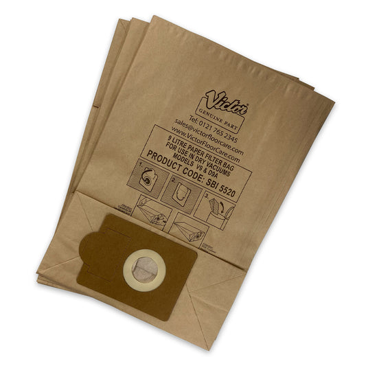 Victor V-9 Paper Bags 10pc